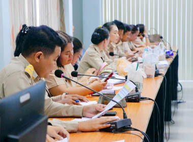 การประชุมขับเคลื่อนการปฏิบัติงานตามระบบการส่งเสริมสหกรณ์และกลุ่มเกษตรกร ประจำเดือนมิถุนายน 2569 ของสำนักงานสหกรณ์จังหวัดนครศรีธรรมราช ณ ห้องประชุมสำนักงานสหกรณ์จังหวัดนครศรีธรรมราชตำบลท่าเรือ อำเภอเมืองจังหวัดนครศรีธรรมราช และสำนักงานที่ตั้งกลุ่มส่งเสริม ... พารามิเตอร์รูปภาพ 55